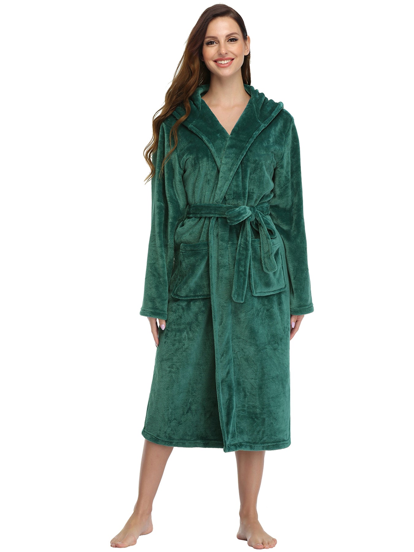 Green Velvet Bathrobe