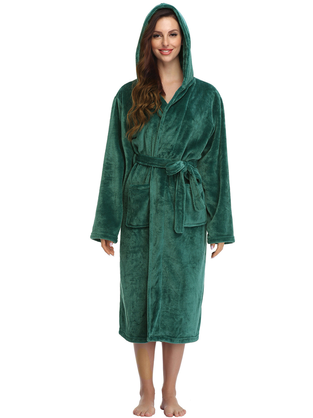 Green Velvet Bathrobe
