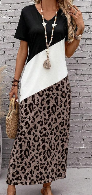 Leopard deluxe dress