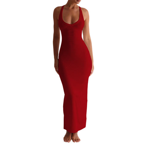 Strapless Backless Dress