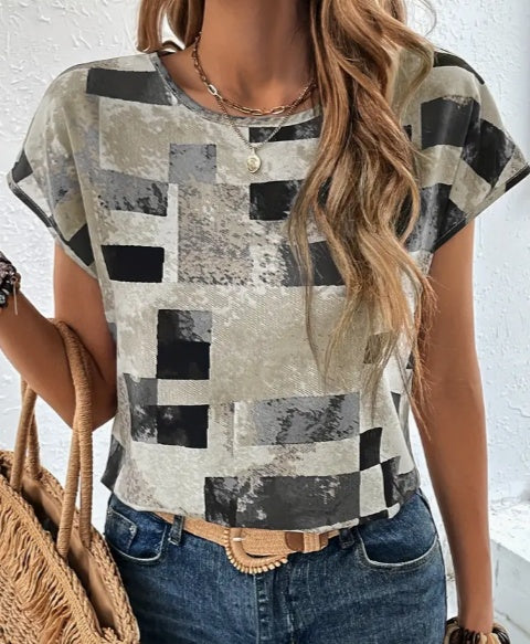 Chic Geometric Aztec Tee