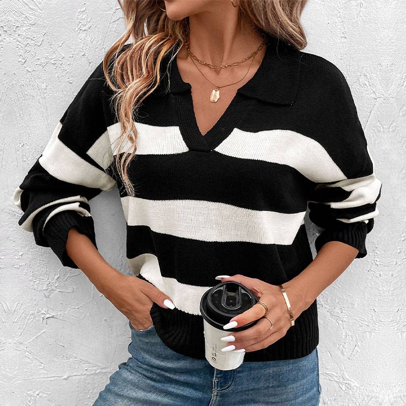 Elegant zebra sweater