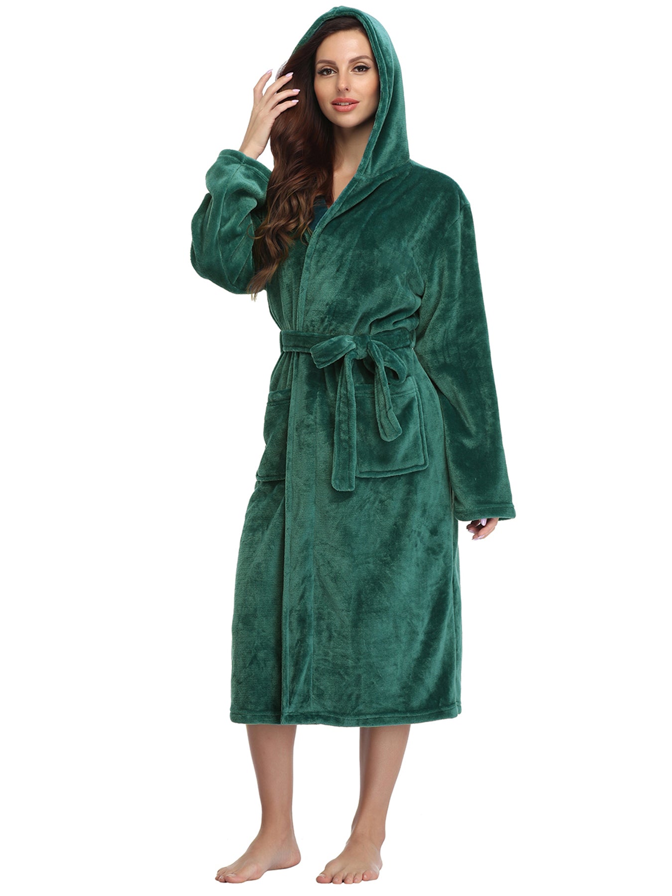 Green Velvet Bathrobe