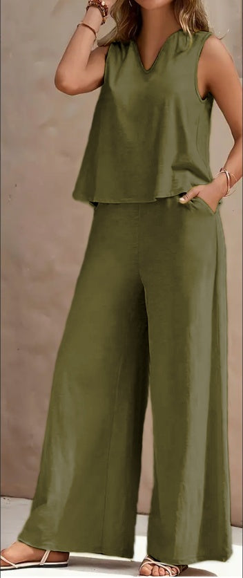 Casual Pants Set - V