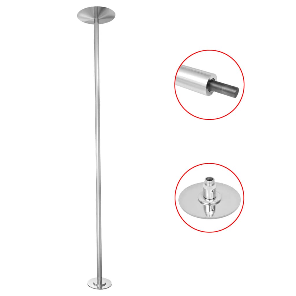 High-quality dance pole for pole dancing adjustable height 224 - 275 cm
